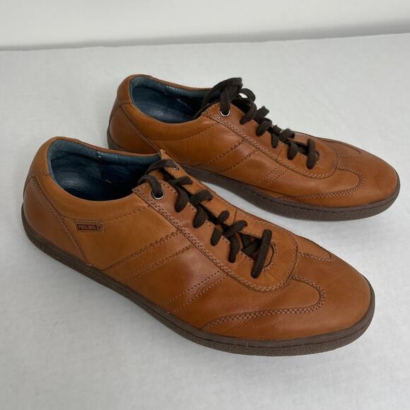 Pikolinos Brown Leather Lace up Walking Shoes Mens Size EU 42 US 9 - Picture 3 of 8